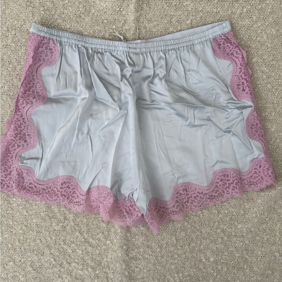 NWT Stella McCartney Lace Trim Pajama Shorts - Picture 5 of 7